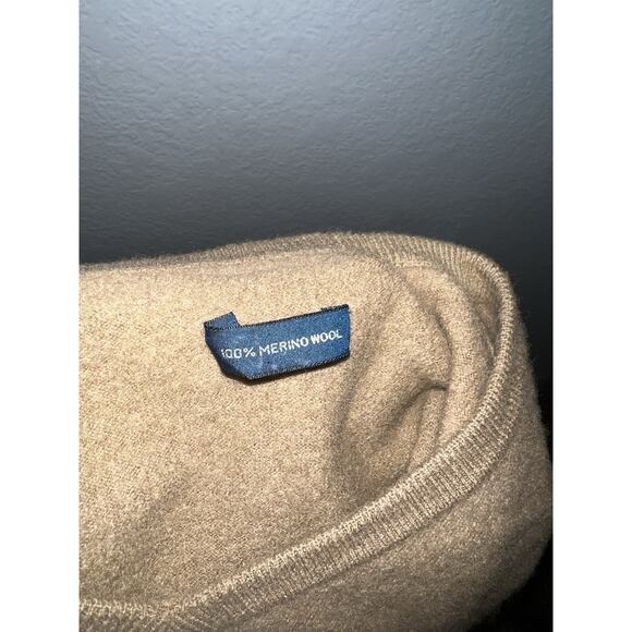 POLO RALPH LAUREN Vest Mens Large Brown Pullover Sweater Casual Preppy Wool - Picture 7 of 7